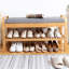 Banc rembourré avec range-chaussures