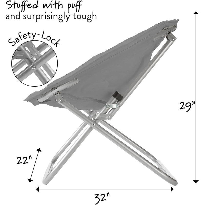 Fauteuil pour enfant microsuède Overmere