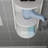 Wall Mounted Required Bathroom Shelves-387490529