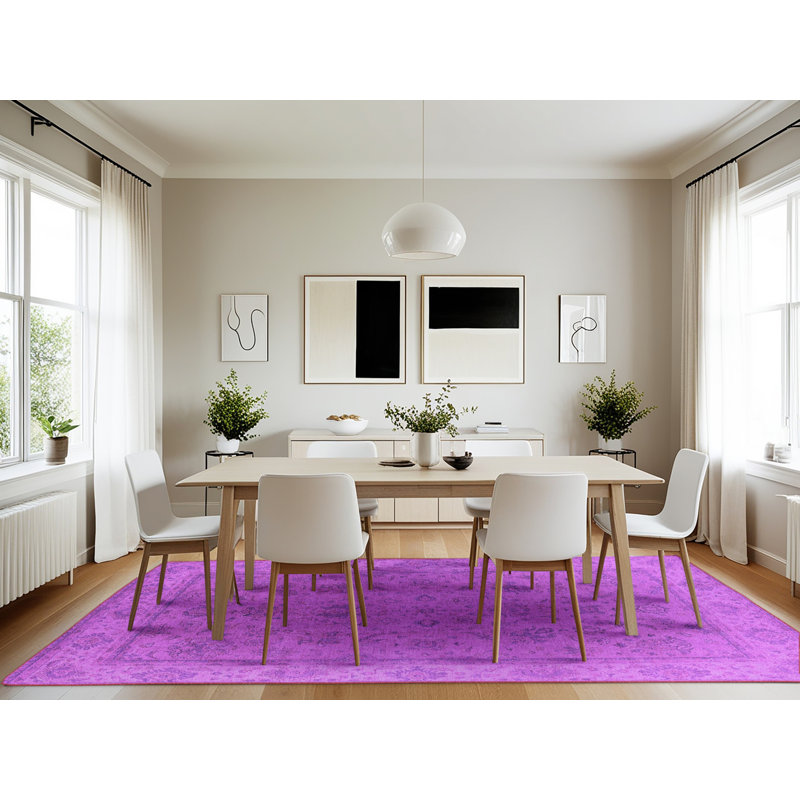 Leyes Oriental Indoor Rug, Rectangle 7' x 10'