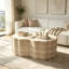 Ensemble de 2 tables basses rondes