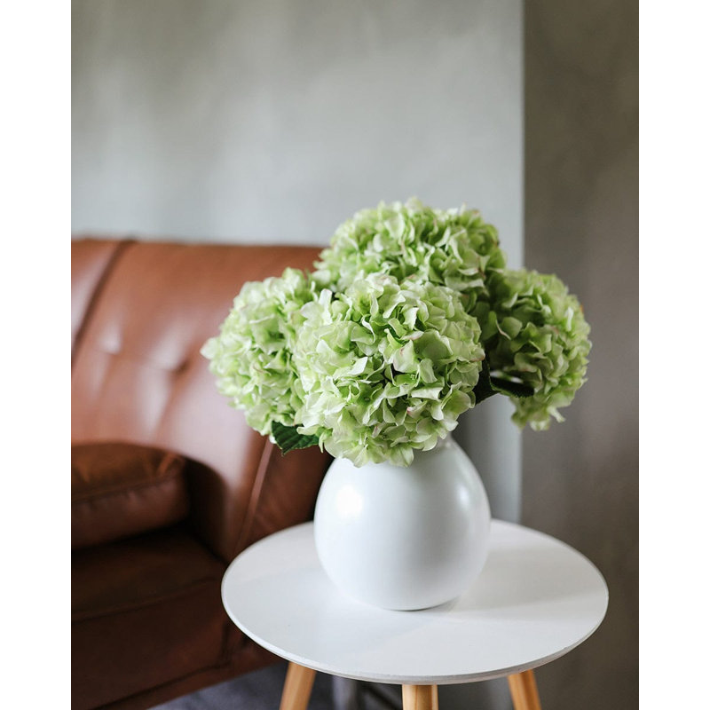 Real Touch Blue Hydrangea 18”, Pink, 18.5" H x 5" W