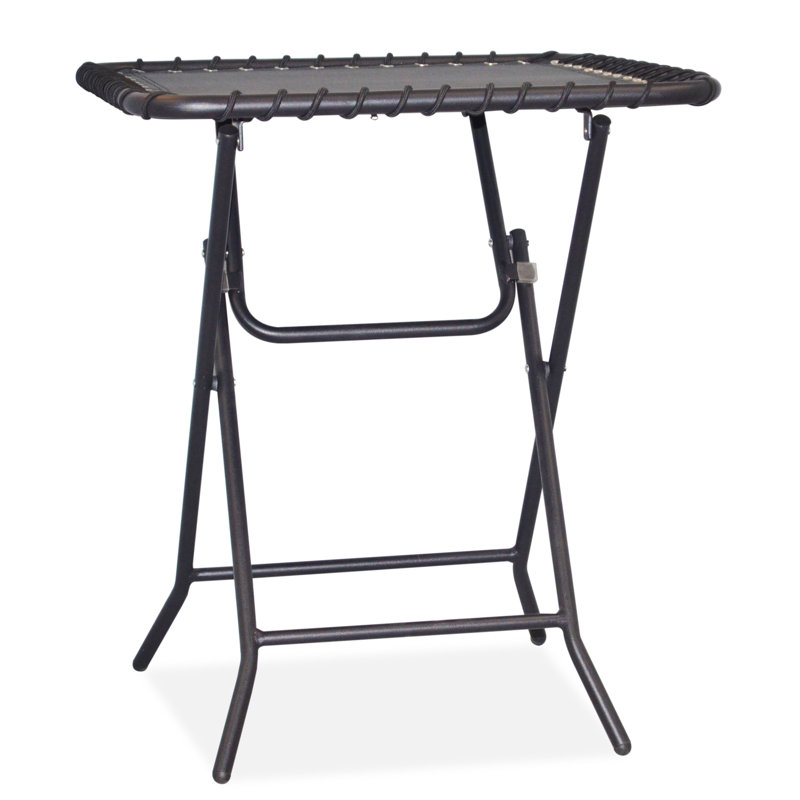 Table d'appoint pliante en plastique / résine, Noir