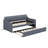 Twin Size Padded Daybed With Handy Trundle And USB Charging Ports-1189807897