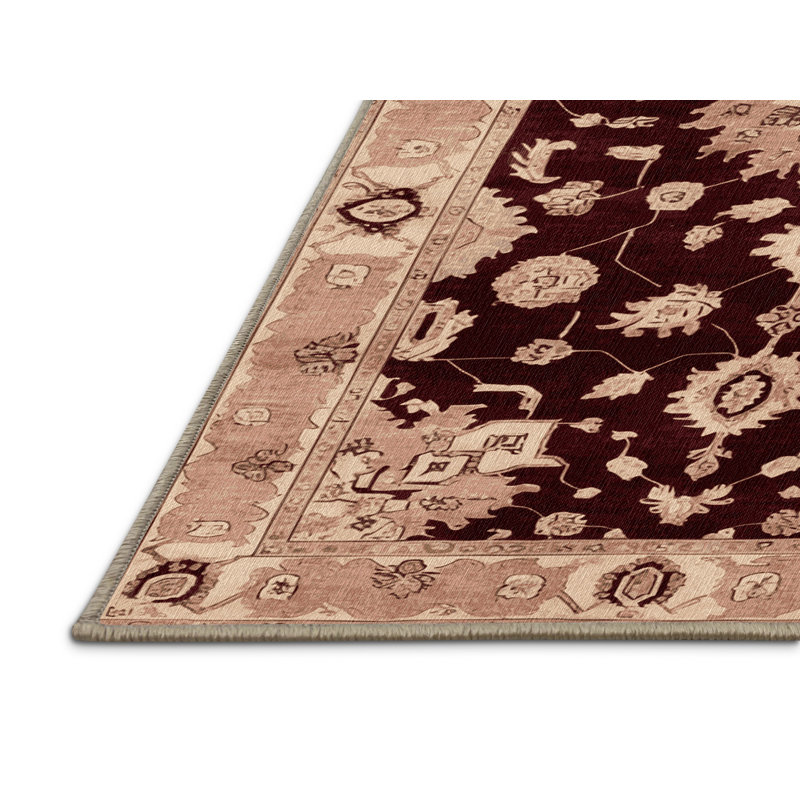 Tapis brun lavable à la machine, Tapis de couloir 2 pi x 4 pi