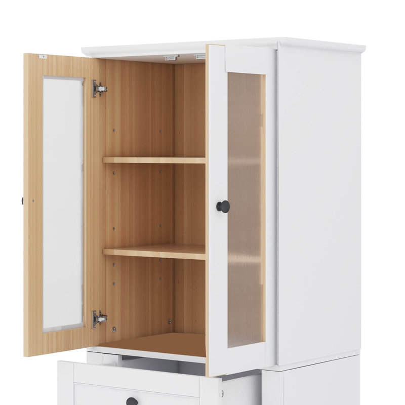 21.6" Stylish Bathroom Vanity Featuring Ceramic Sink