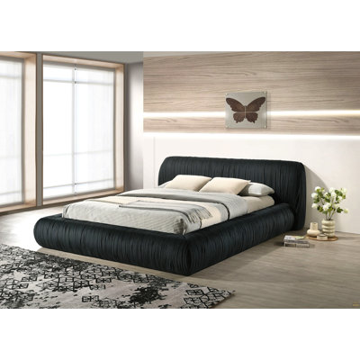Lit tapissier en tissu pour lit très grand 1 pièce Est