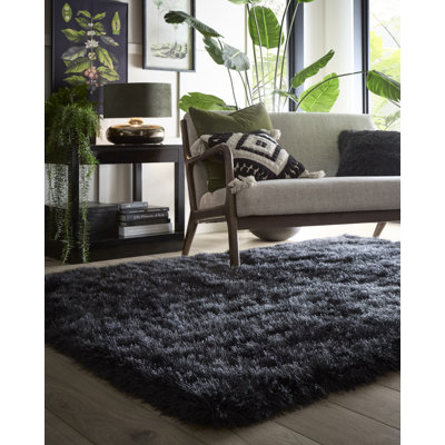 Barksdale Area Rug Dark Grey