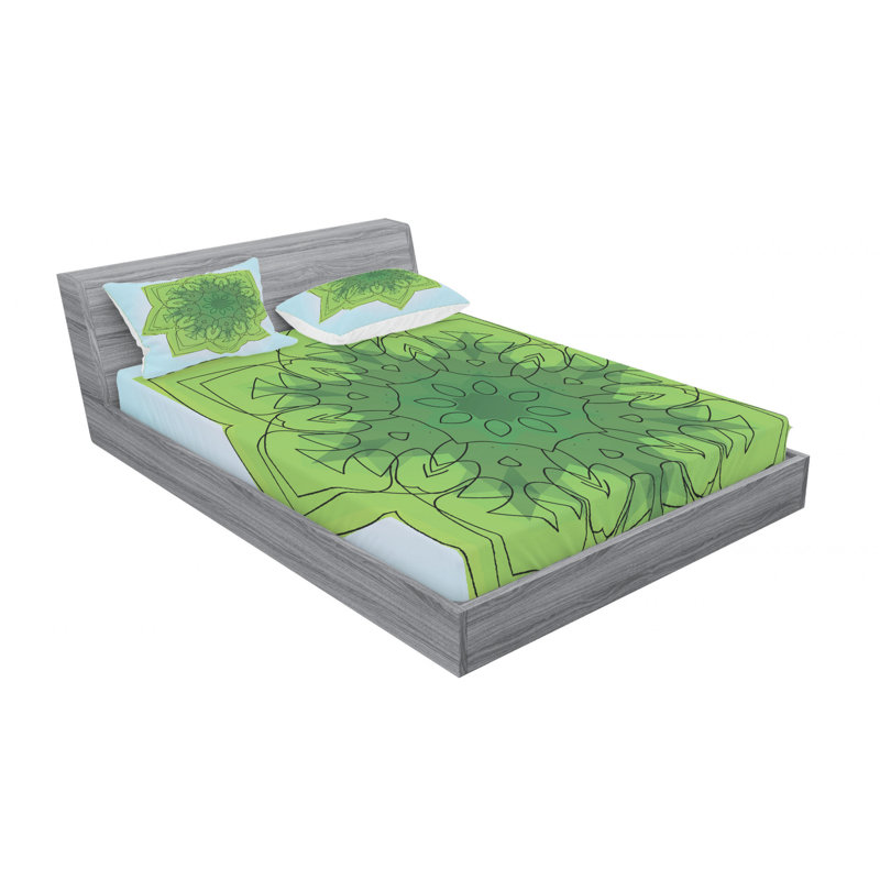 Microfiber Sheet Set, Queen Sheet Set with Fitted Sheet