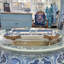 Porcelain Tray With Bronze Blue Willow