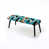 Blue And White Futuristic Lined Mirage est en rupture de stock