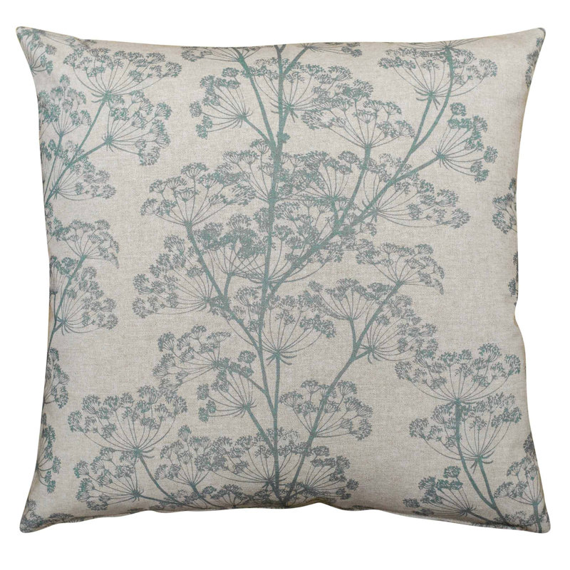 Floral Cushion, 43x43cm, Synthetic filled