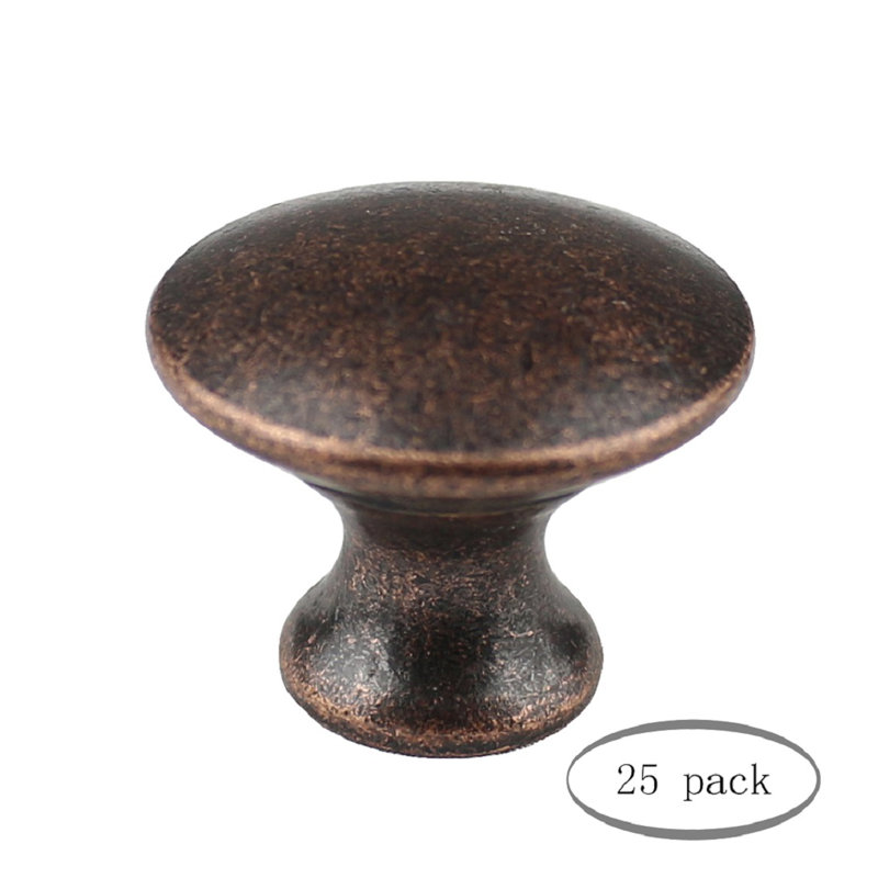 Multipack de boutons de champignon, Cuivre antique