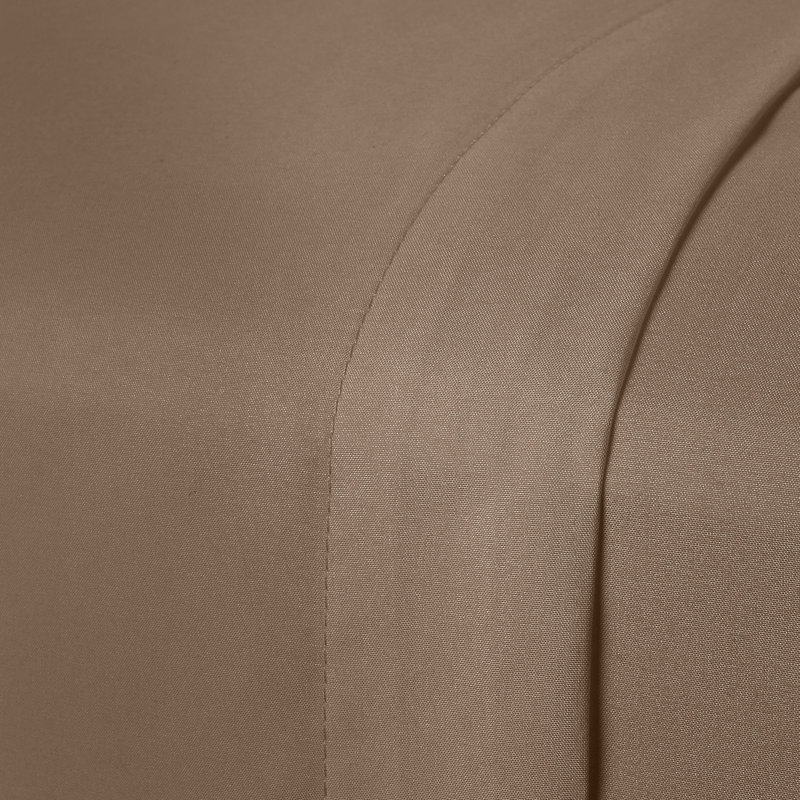 Microfiber Flat Sheet, King Flat Sheet, Taupe Sand