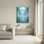 Ensemble de 1 tableau sur toile « Jardin en verre »-129344145-129344149
