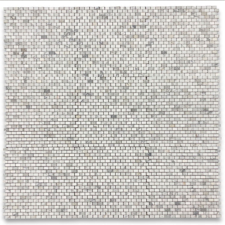 Marble Online 12" x 12" Marble Mosaic Wall & Floor Tile | Wayfair