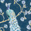 «Peacock Allegory III Blue V2» par Daphne Brissonnet - reproduction d'art sur toile tendue-1649183926-1663105958-1663105941