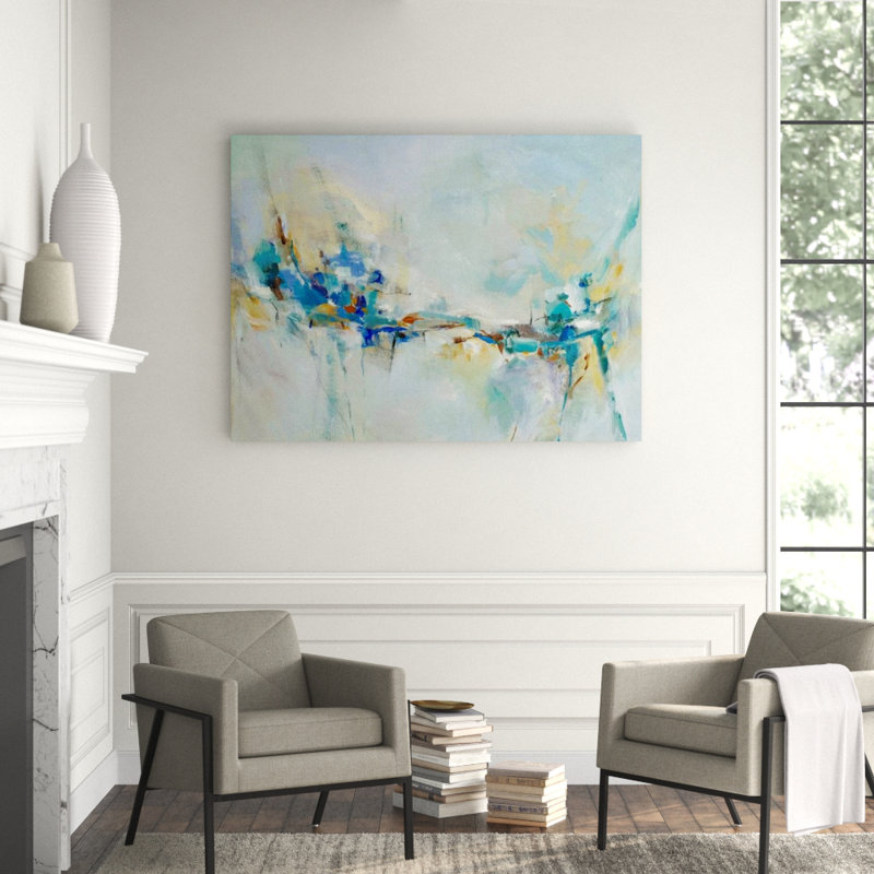 Windy Rhythm Print by Sara Brown, 47" H x 63" W x 1.5" D