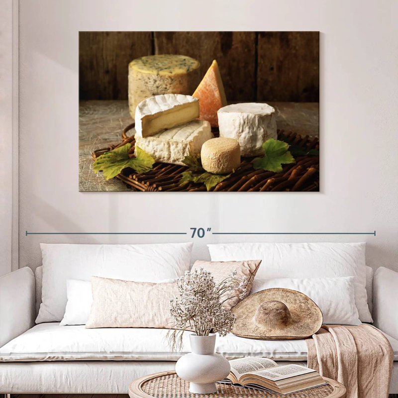 Yarlin Rustic Cheese, 32" H x 48" W