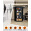 Armoire de rangement en métal 71 po avec 4 tablettes réglables et rangement de garage robuste avec 2 portes
