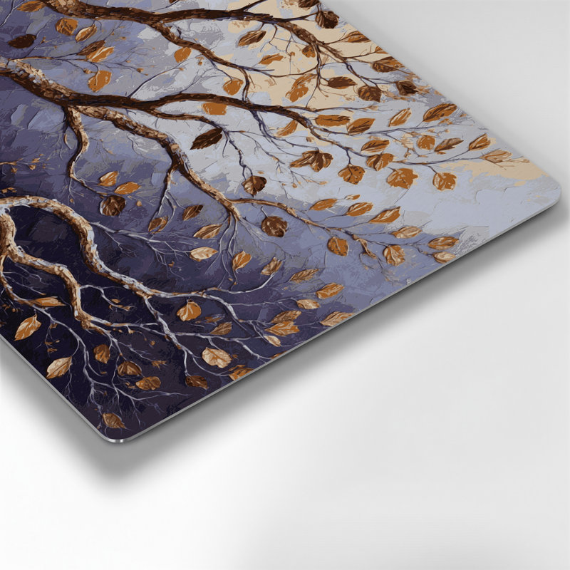 Art mural en métal Botanical Pecan Branches, H 132 po x l 168 po x P 0,05 po