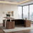 Nishad Adjustable Height Executive Standing Desk Pedestal-1564683073-1568143676