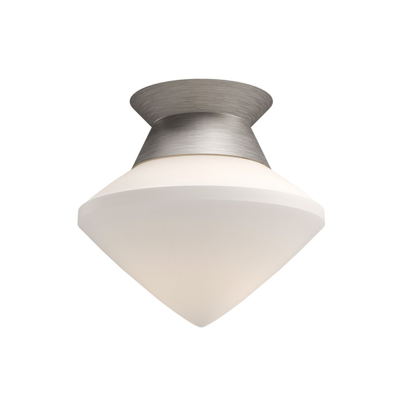 Plafonnier encastré 8 lumières Orrin, Nickel brossé