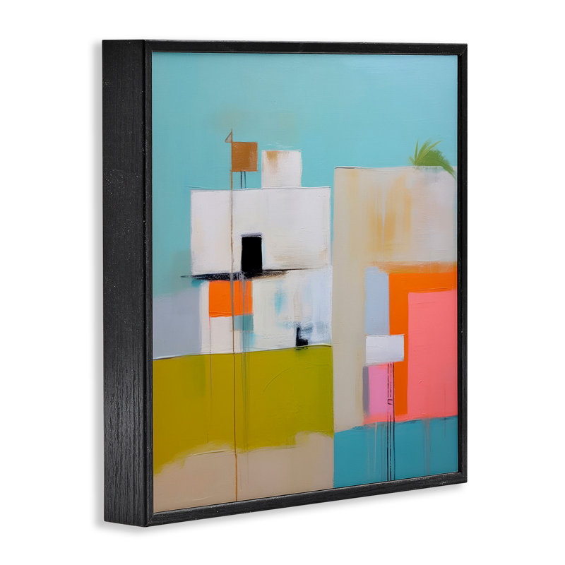 Art de giclée tropicale par Irena Orlov, Giclée encadrée noir minuit, H 17 po x l 17 po