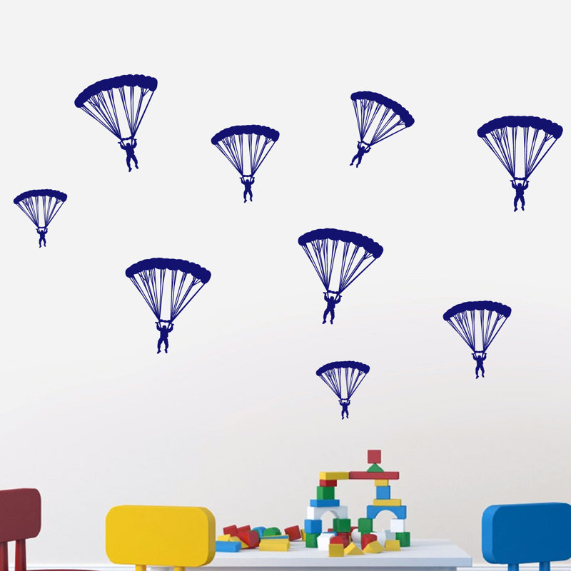 Adhésif décoratif Hervey Paratroopers, Bleu marine