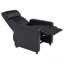 Fauteuil inclinable rembourré noir