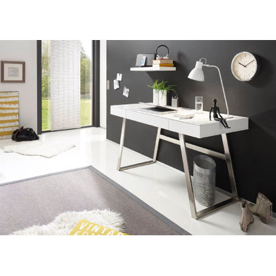 Johnnie Metal Base Writing Desk