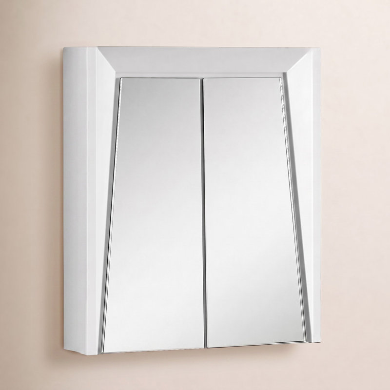 Heyer Surface Medicine Cabinet, White, 27.13" H x 23.63" W x 6" D