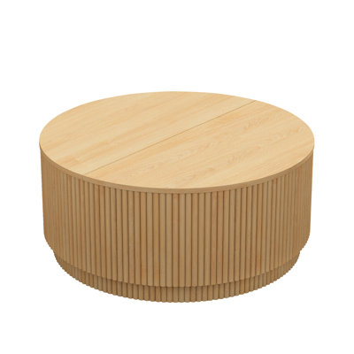 31.49" Round Storage Coffee Table
