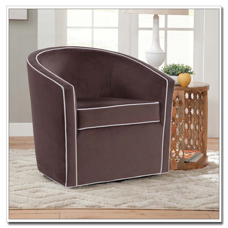 Chaise pivotante Kendall, Brun