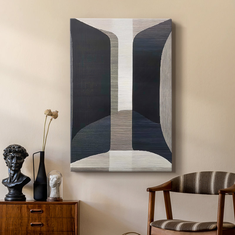 Série ABSTRACT DCLIX - Cavas de galerie sur mesure, H 60 po x l 40 po