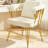 20.9' Wide Velvet Upholstered Accent Makeup Chair with Back & Solid Golden Legs-1926869927