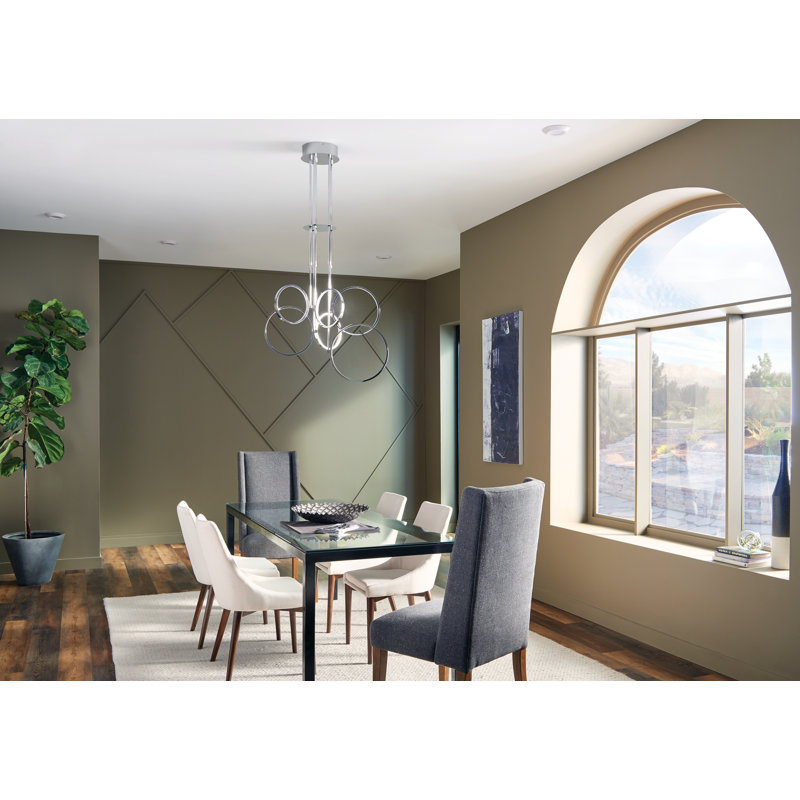 Fabela 6 - Light LED Pendant, Chrome