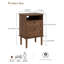 39 cm W Bedside Table-1289097367