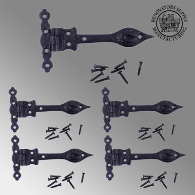4" H x 0.7" W Strap Door Hinges