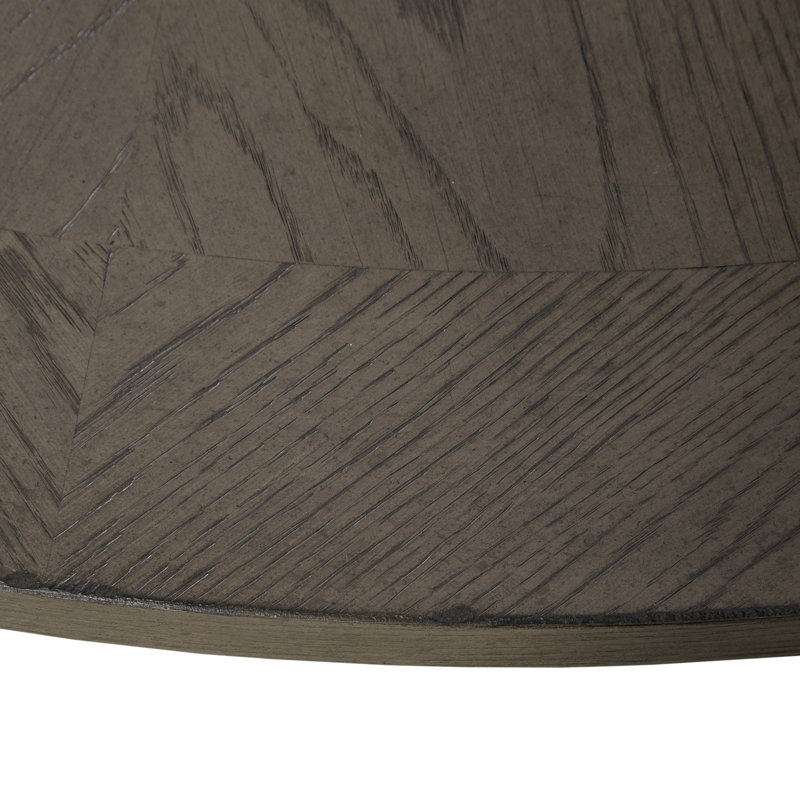 Jaclyn Round Dining Table, Brown