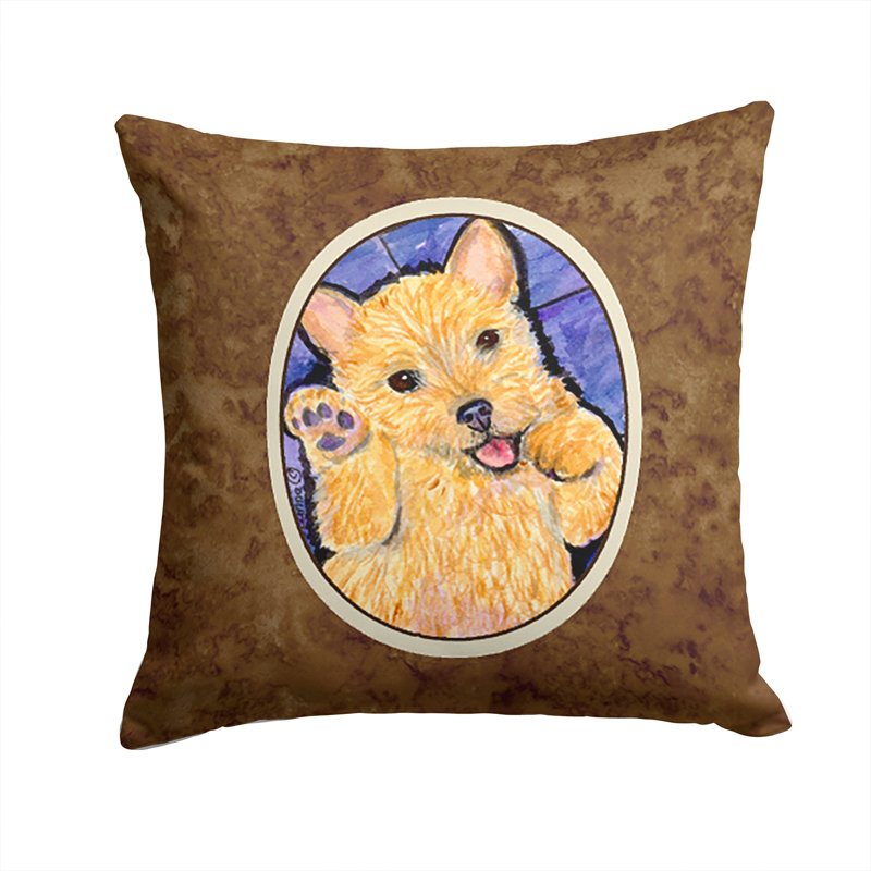 Coussin décoratif intérieur/extérieur norwich terrier