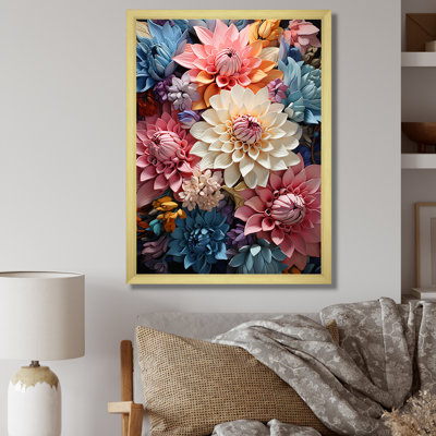 «Colorfull Mums Serene I», reproduction sur toile
