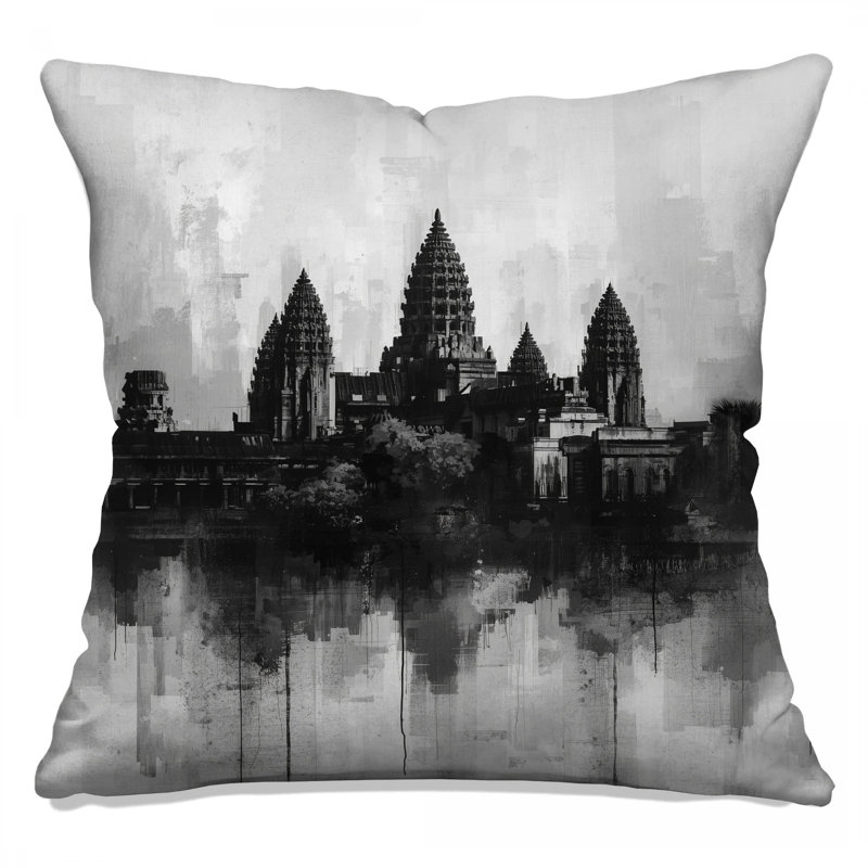 Coussins Angkor Wat, 20 x 20 pouces