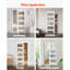 Sliding Pocket Door 5-Lite Frosted Glass Single Sliding Door-1694227369