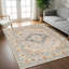 Benbow Kinlaw Machine Washable Traditional Boho Oatmeal Rust Runner Rug-1304016993