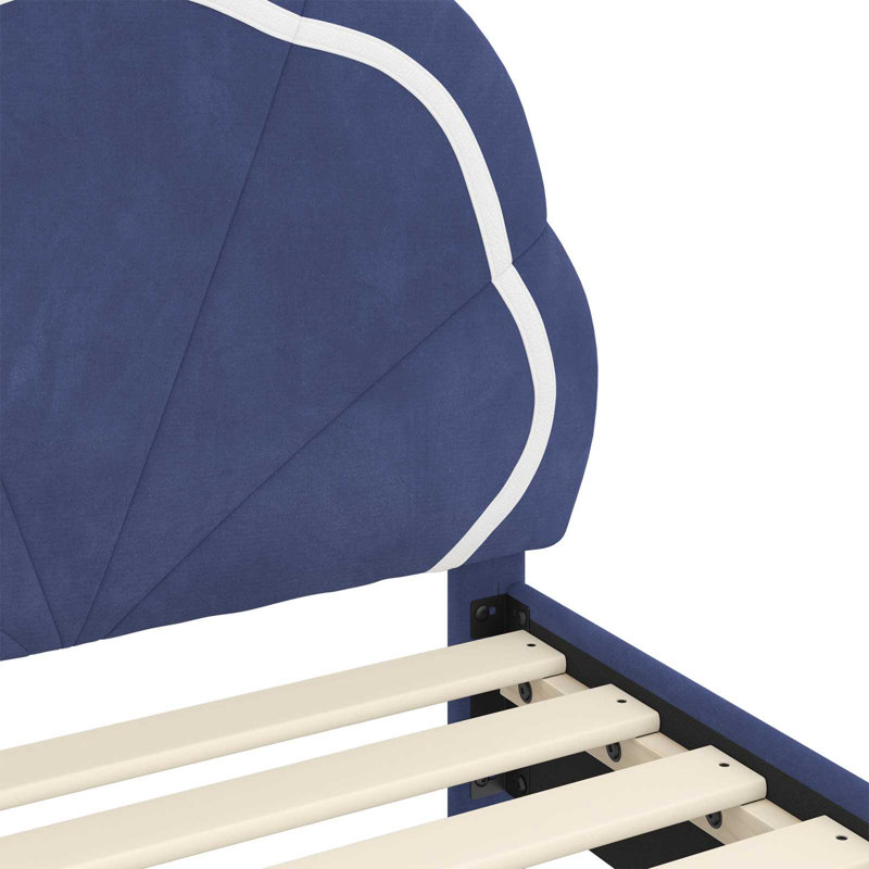 Bed Frame, Cot Bed / Toddler (70 x 140cm), Police Blue