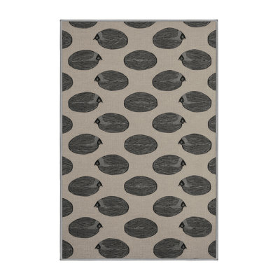  Tapis lavable gris à perdrix