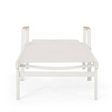 Burnam Outdoor Metal Chaise Lounge Set with Table