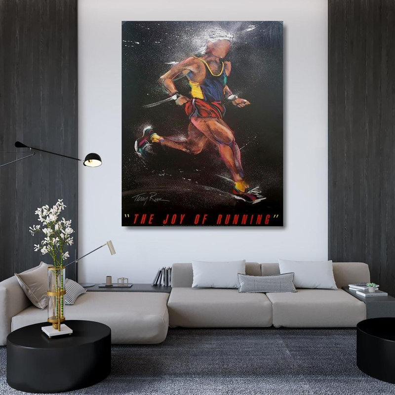 La joie de courir, H 46 po x l 36 po