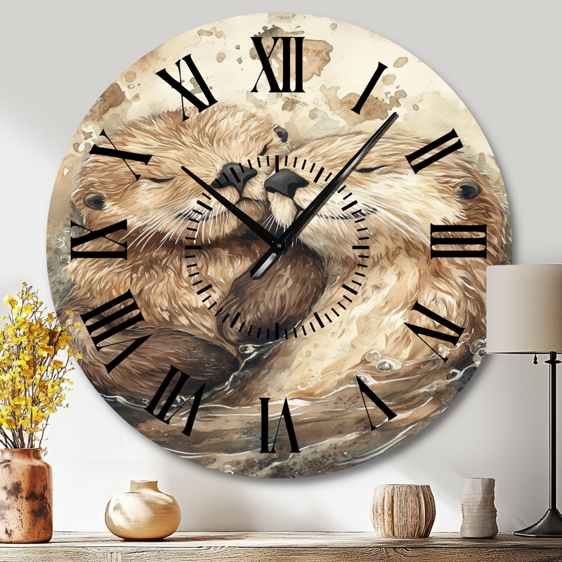 Horloge murale en métal, Grand